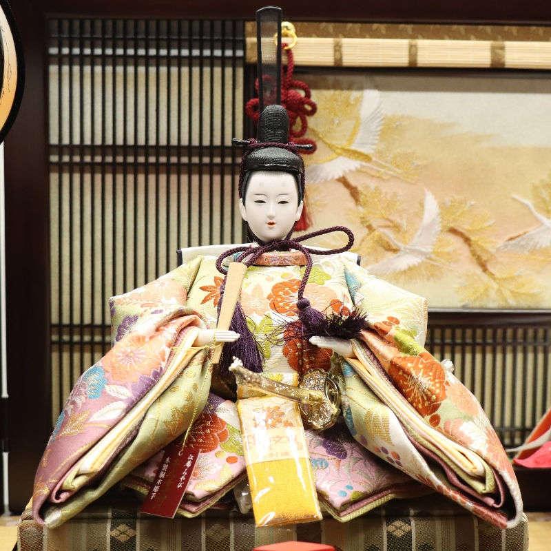 雛人形 段飾り 春窓雛 吉徳大光 京十親王 五寸官女 江都みやび 正絹 春 