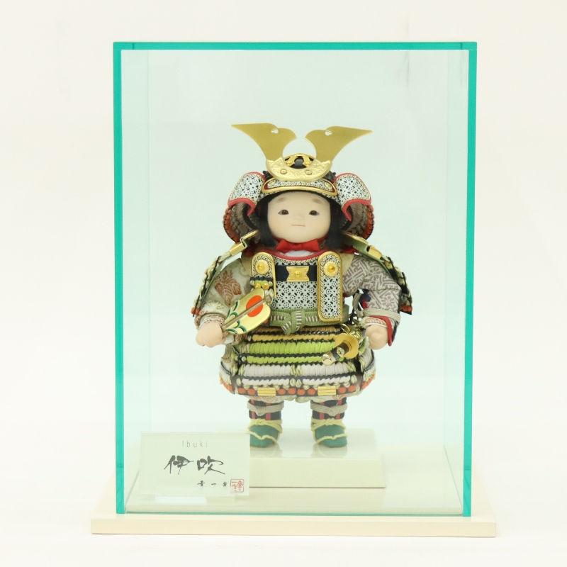 五月人形 ケース入ケース入 幸一光作 若大将 伊吹 鎧着大将 アクリル 2025-tb148 幅25cm_14