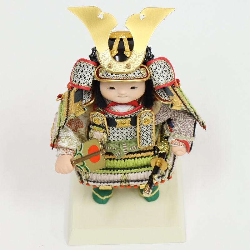 五月人形 ケース入ケース入 幸一光作 若大将 伊吹 鎧着大将 アクリル 2025-tb148 幅25cm_10