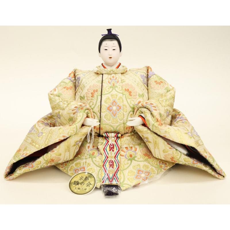 雛人形 親王平飾り 美優〜みゆ 大橋弌峰 京九番 親王 西陣帯地 金屏風 2025-tg092 幅85cm