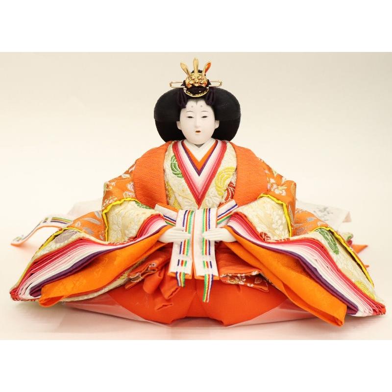 雛人形 親王平飾り 美優〜みゆ 大橋弌峰 京九番 親王 西陣帯地 金屏風 2025-tg092 幅85cm