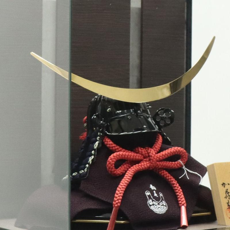 五月人形 ケース入兜 加藤鞆美作 三分の一 幻 伊達政宗 USB照明付き 2025-yb042 幅41cm_6