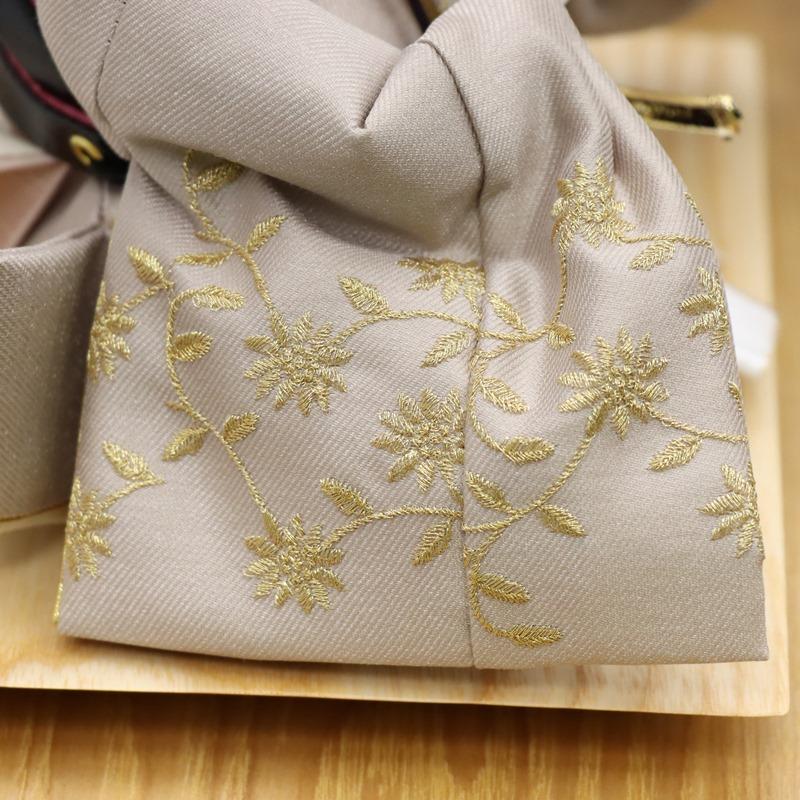 雛人形 親王ケース飾 HAKUYOU HINADOLL 大芥子 2人 幅55cm 金糸刺繍 アクリルケース 白木_9