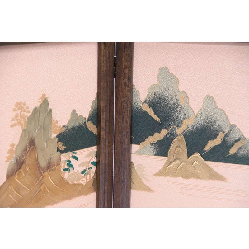 アウトレット品 五月人形屏風単品 25号五月屏風 富士盛上山水 21ya1454 sn265の画像