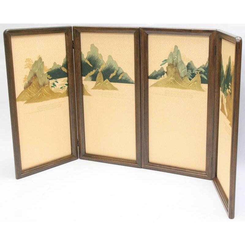 アウトレット品 五月人形屏風単品 25号五月屏風 富士盛上山水 21ya1454 sn265の画像