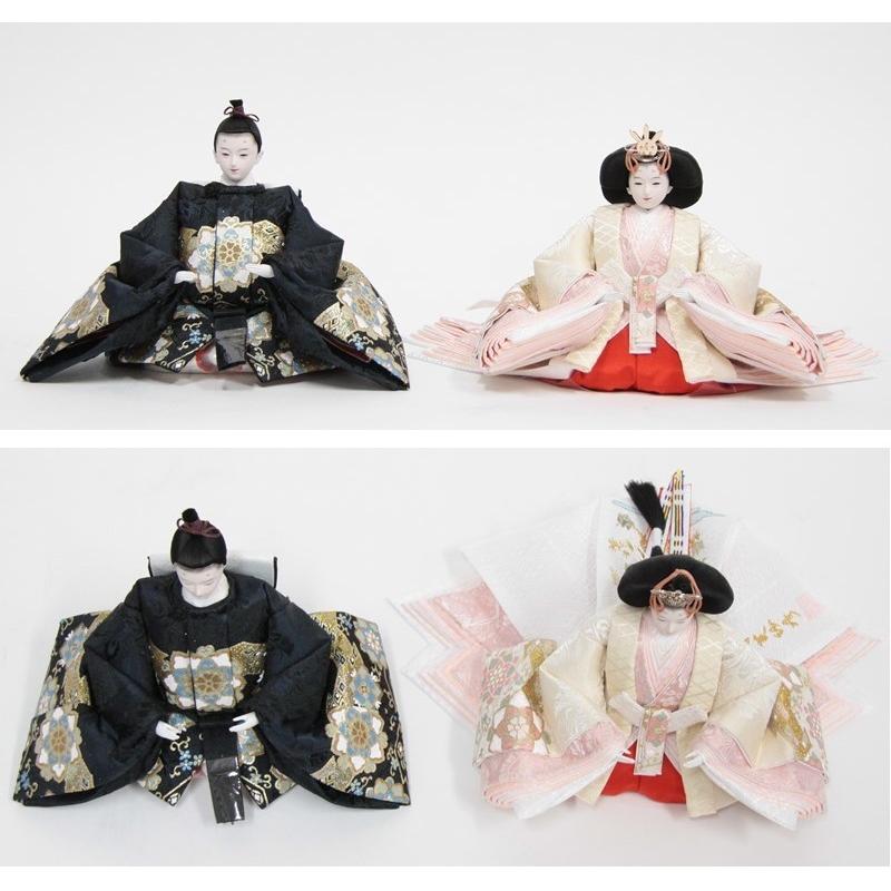 ［即日発送］ 雛人形親王平飾り 田村芙紗彦 熊倉基安頭 京十一番 唐草幾何学紋 hn147 1hs1685 213to1693 【HOV2728575628】(97900円)