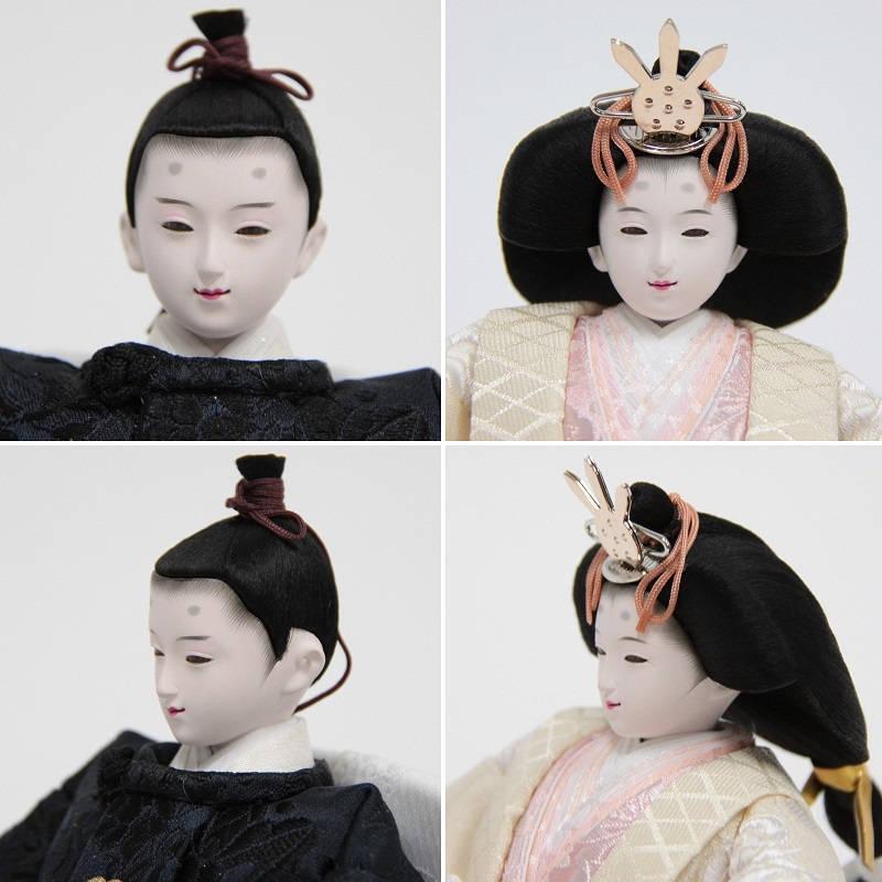 ［即日発送］ 雛人形親王平飾り 田村芙紗彦 熊倉基安頭 京十一番 唐草幾何学紋 hn147 1hs1685 213to1693 【HOV2728575628】(97900円)