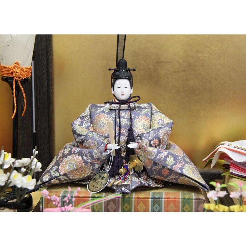 早い者勝ち訳あり！ 雛人形親王平飾り 大橋弌峰 京十番 淡紫金襴 弌峰頭 hn206 1hs1712 213to1714 【GMS2799367157】(100440円)