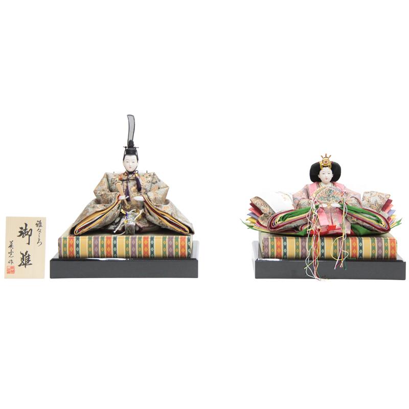 降車口品 雛人形親王単体 あやつり人形のみ 九番親王 9-Z 金襴お召しもの 親王台付き添い人 22a-ya-1529 記念、行事用品-五月人形-ベビー、キッズ、マタニティ