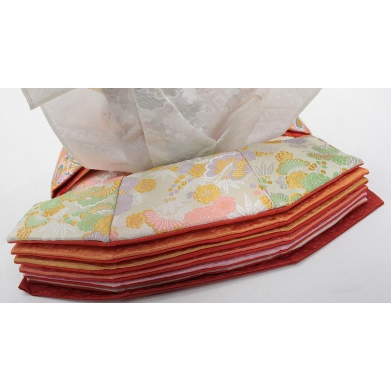 アウトレット品 雛人形親王単品 人形のみ 7番 金襴406 親王台付き