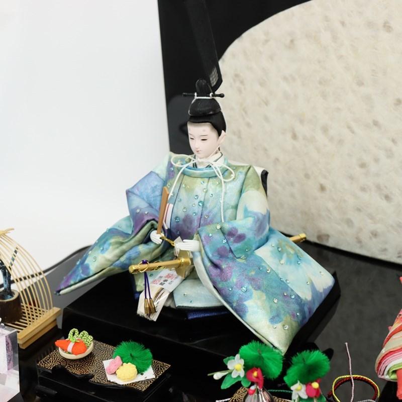 【最終値下げ】 雛人形 親王平飾り 小出松寿 スワロフスキー SV082002 熊倉基安頭 京十一番 東山 hn272 1hs1874 223to1135 【DGJ3401377913】(122040円)