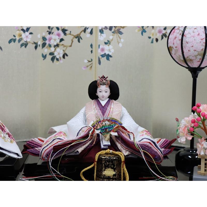 「人气商品」 雛人形 親王平飾り 田村芙紗彦 熊倉基安101頭 京十番 大桜花々 hn328 2hs1857 223to1878 【BCD3372389590】(121000円)