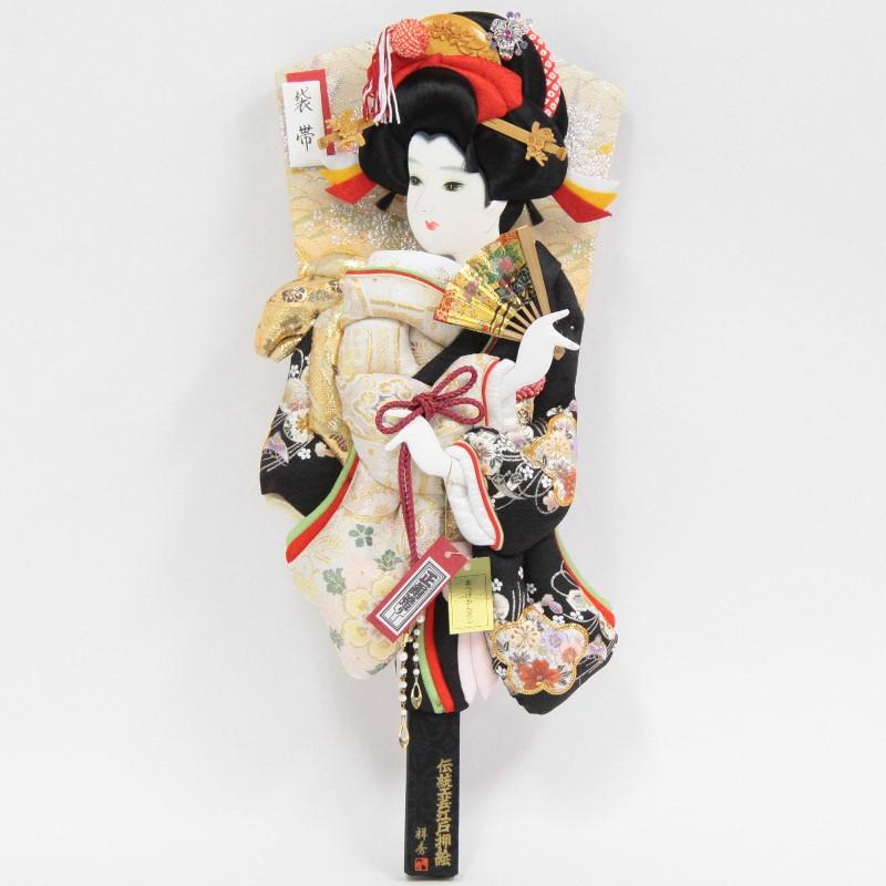 ケース入り 羽子板　18号 人形屋ホンポ本店 ケース入り羽子板 羽子板 お祝い 宝童作18号春の舞