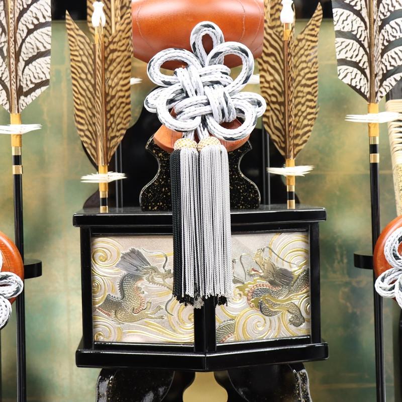 アウトレット品 破魔弓 破魔弓ケース飾り 28号 黒ツヤあり_11