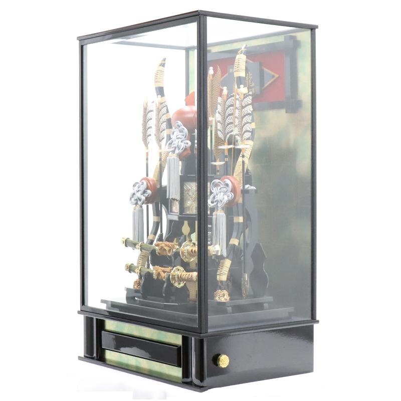 アウトレット品 破魔弓 破魔弓ケース飾り 28号 黒ツヤあり_1