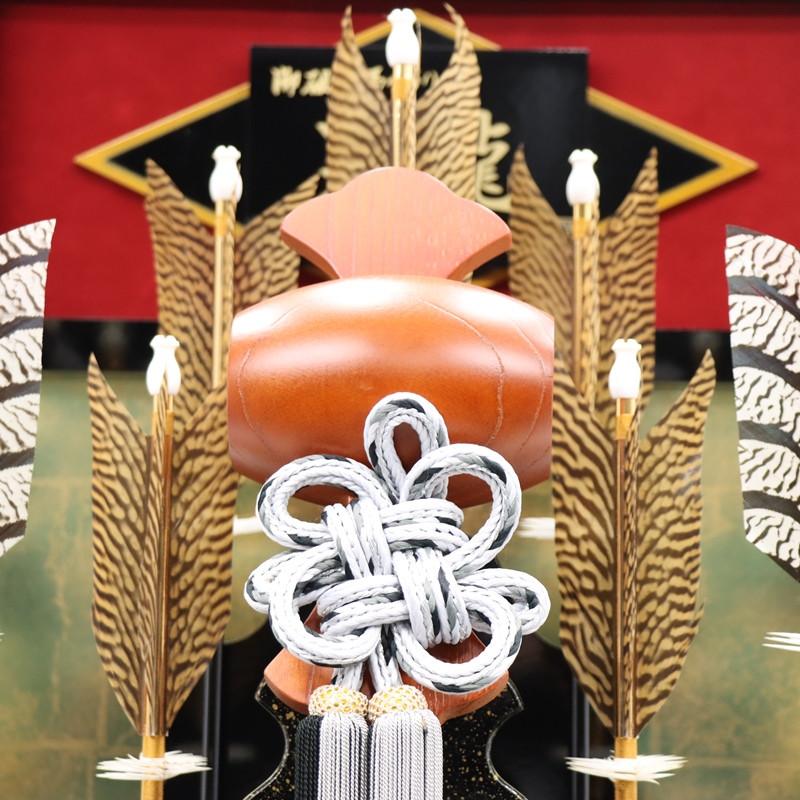 アウトレット品 破魔弓 破魔弓ケース飾り 28号 黒ツヤあり_7