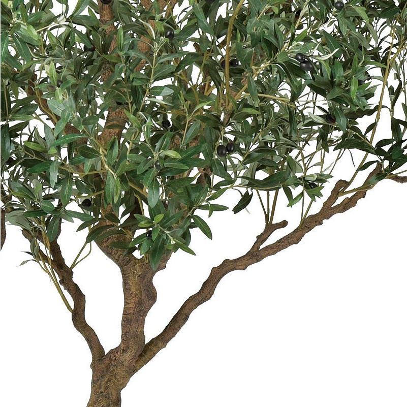 人工観葉植物 オリーブ （ポット付き） 高さ230cm （P281-a50970) （代引き不可）