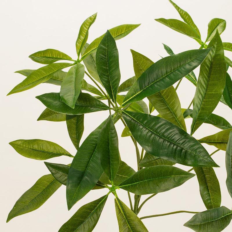 人工観葉植物 パキラ 6F プランター入り 高さ190cm （P206-mgf22100) （代引き不可）_1
