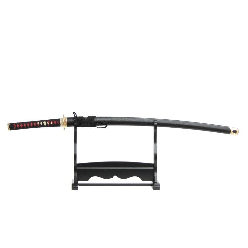 くらしを楽しむアイテム 甲冑 模造刀 おもちゃ 美術刀剣 日本刀 Neu160 メッキ合金 刃紋入り刀身 大刀 掛け台 刀袋付 鳴狐 刀匠シリーズ 模造 刀 通販 代引き不可 訳ありセール 格安 Applefaces Co