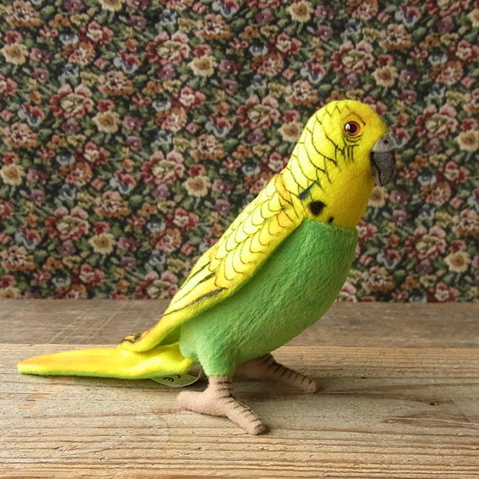 ハンサ Hansa セキセイインコ21 グリーン イエロー ぬいぐるみ 本物 そっくり リアル ペット メモリアル 鳥 インコ オウム N Cn Bh3653 ニニアンドキノ Yahoo 店 通販 Yahoo ショッピング
