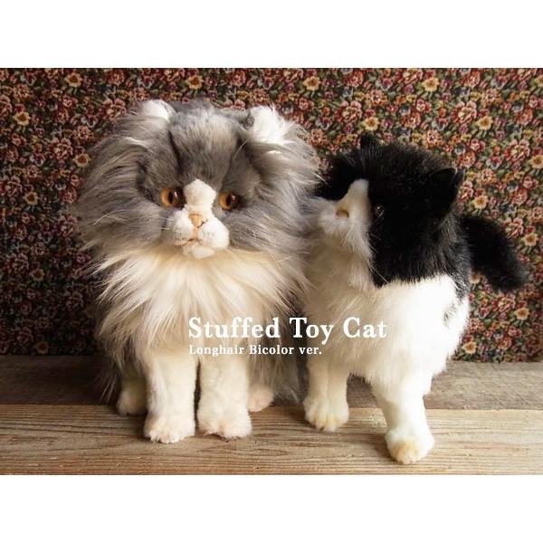 HANSA 【HANSA シロクロネコ43 ぬいぐるみ】猫 ねこ ネコ ハンサ