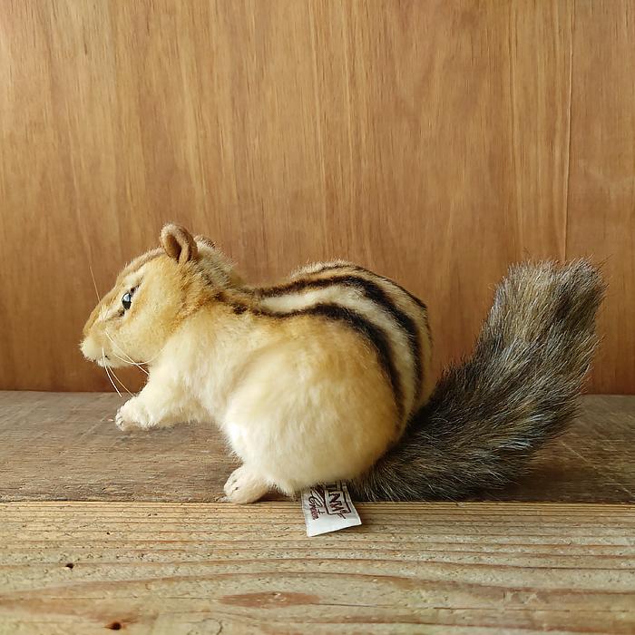 HANSA 【HANSA シマリス25 ぬいぐるみ】栗鼠 りす リス ハンサ リアル