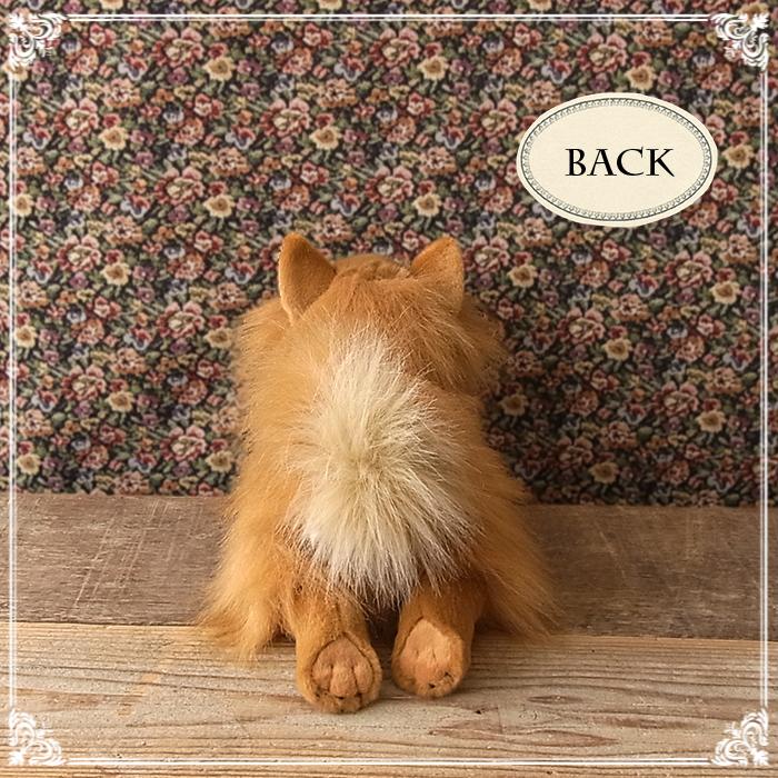 ニニアンドキノ ぬいぐるみ 犬 リアル 寝そべりわんこ ポメラニアン