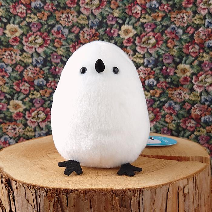 ビギンエナジー ぬいぐるみ 本体 TST シマエナガ ぬいぐるみ】15cm 鳥 インコ リアル 本物