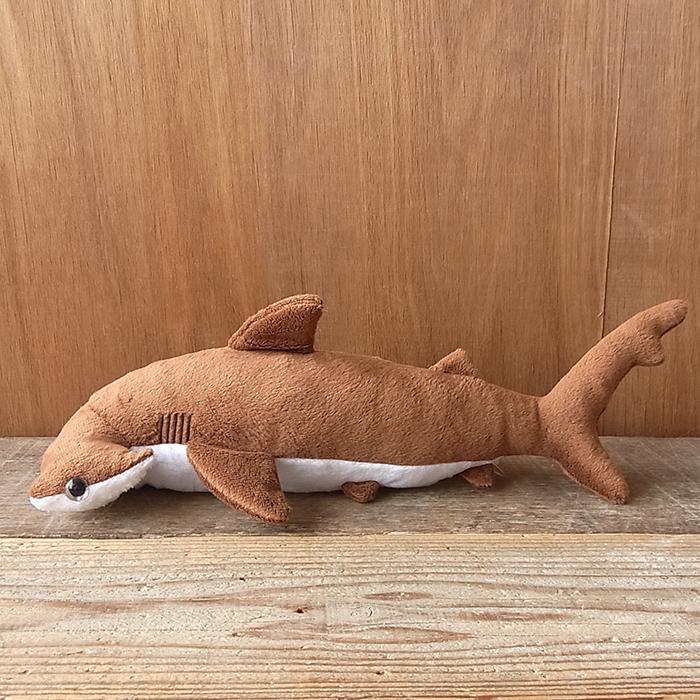 TST わくわく図鑑 アカシュモクザメ 38cm ぬいぐるみ】鮫 サメリアル