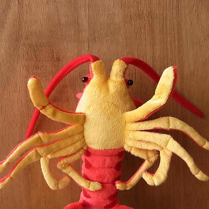 TST 伊勢海老 ぬいぐるみ】イセエビ 魚 さかな リアル 本物 そっくり