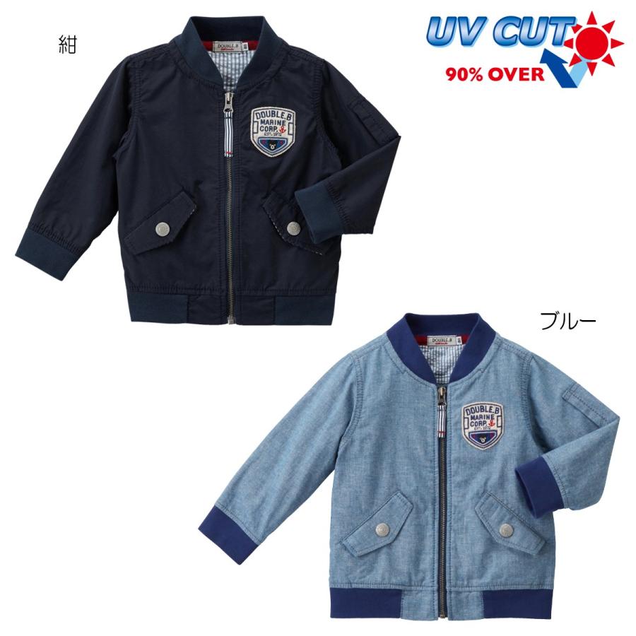 MIKI HOUSE ミキハウス レザースタジャン ネイビー メンズ Lサイズ MIKI HOUSE（ミキハウス） mikihouse【ミキハウス】【SALE】ジャンパー