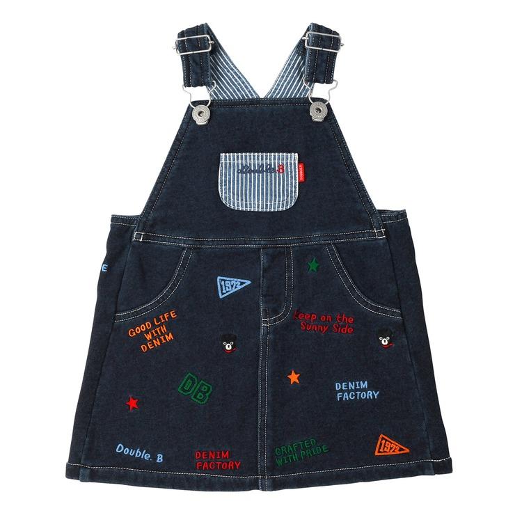 mikihouse【ミキハウス】【SALE】ジャンパースカートM(80-90)L(90-100 