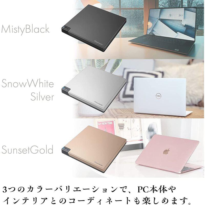 パイオニア(Pioneer) ブルーレイドライブ 外付け Win & Mac対応 M-DISC対応 BDXL対応 USB3.2 クラムシェル Pioneer ブルーレイドライブ 外付け Win Mac対応 DISC対応 BDXL対応 USB3 クラムシェル