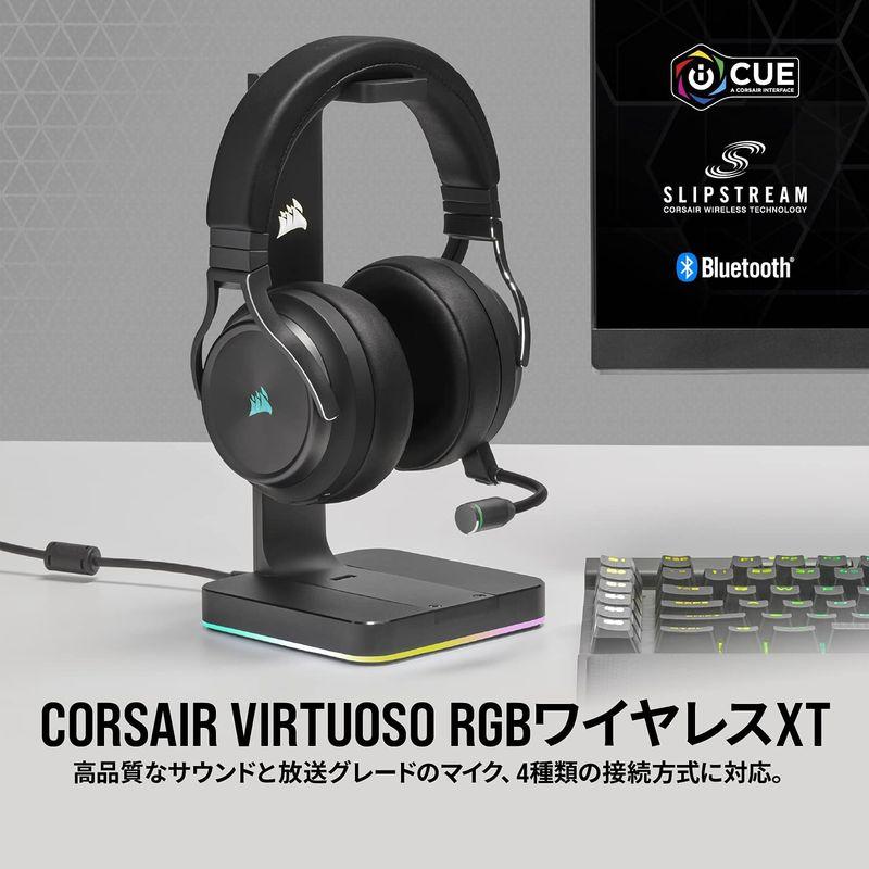 送料無料直送 CORSAIR Virtuoso XT マルチプラットフォームプレミアムゲーミングヘッドセット (PC，PS4，PS5，Xbox serie