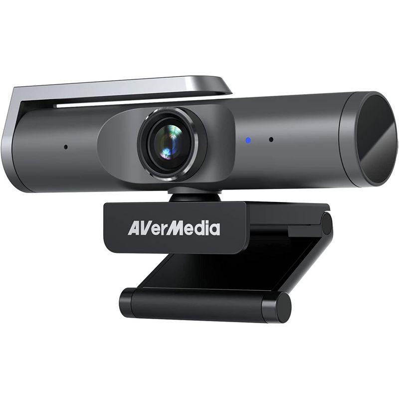 侵攻を決断 AVerMedia PW515 - フル4K HD Webカメラ ウェブカメラ 超広画角100° 360°回転対応 固定フォーカスePTZ、