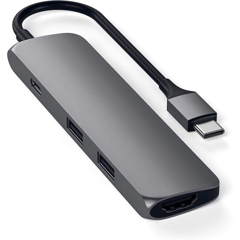 売りショップ Satechi スリム アルミニウム Type-C マルチ アダプター 4K HDMI USB3.0 (スペースグレイ)