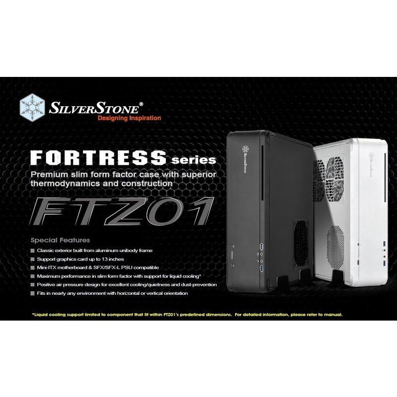 お取扱店 SilverStone Fortressシリーズ PCケース シルバー SST-FTZ01S