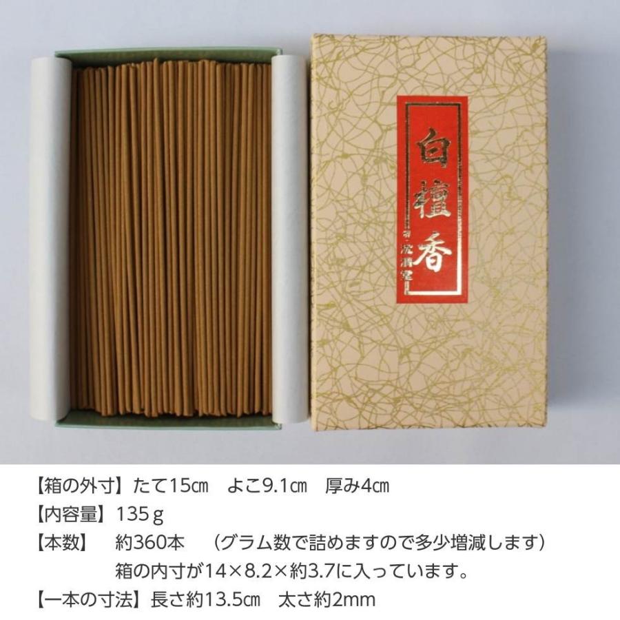 お線香 白檀香 貴田沈清堂 1個から2個販売 白檀の香り : 二宮仏壇