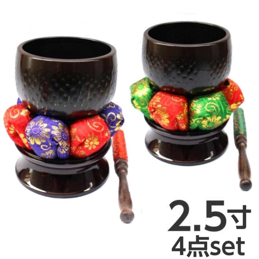 大徳寺りん 4点セット 2.5寸 直径8.8cm : 二宮仏壇 - 通販 - Yahoo