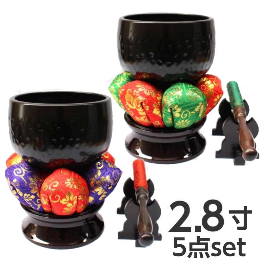 大徳寺りん 5点セット 2.8寸 直径10cm : 二宮仏壇 - 通販 大徳寺りん 5点セット 2.8寸 直径10cm : 二宮仏壇 - 通販