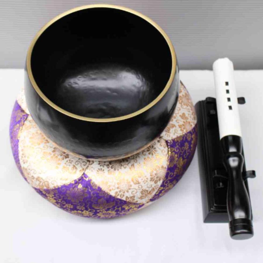 大徳寺りん4点セット 6寸 直径18cm おりん りん布団 りん棒 大徳寺りん4点セット 6寸 直径18cm おりん りん布団 りん棒