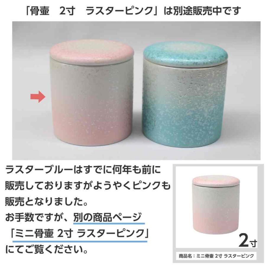 骨壷 ミニ 2寸 骨壺 カラー シリコンパッキン さくら ゆず ラスター
