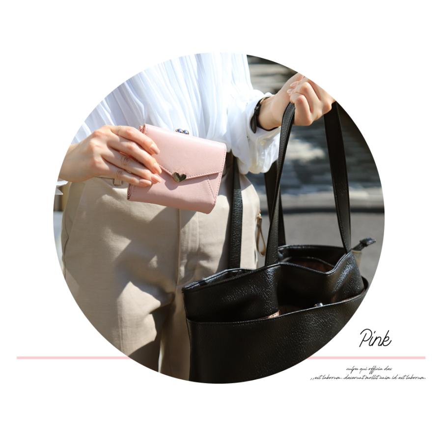 二つ折り財布 レディース がま口 本革 かわいい 三つ折り財布 財布 使いやすい ハートチャーム おしゃれ 定期入れ 便利な収納 通勤 通学 革 カード ウォレット G Ninon 通販 Yahoo ショッピング