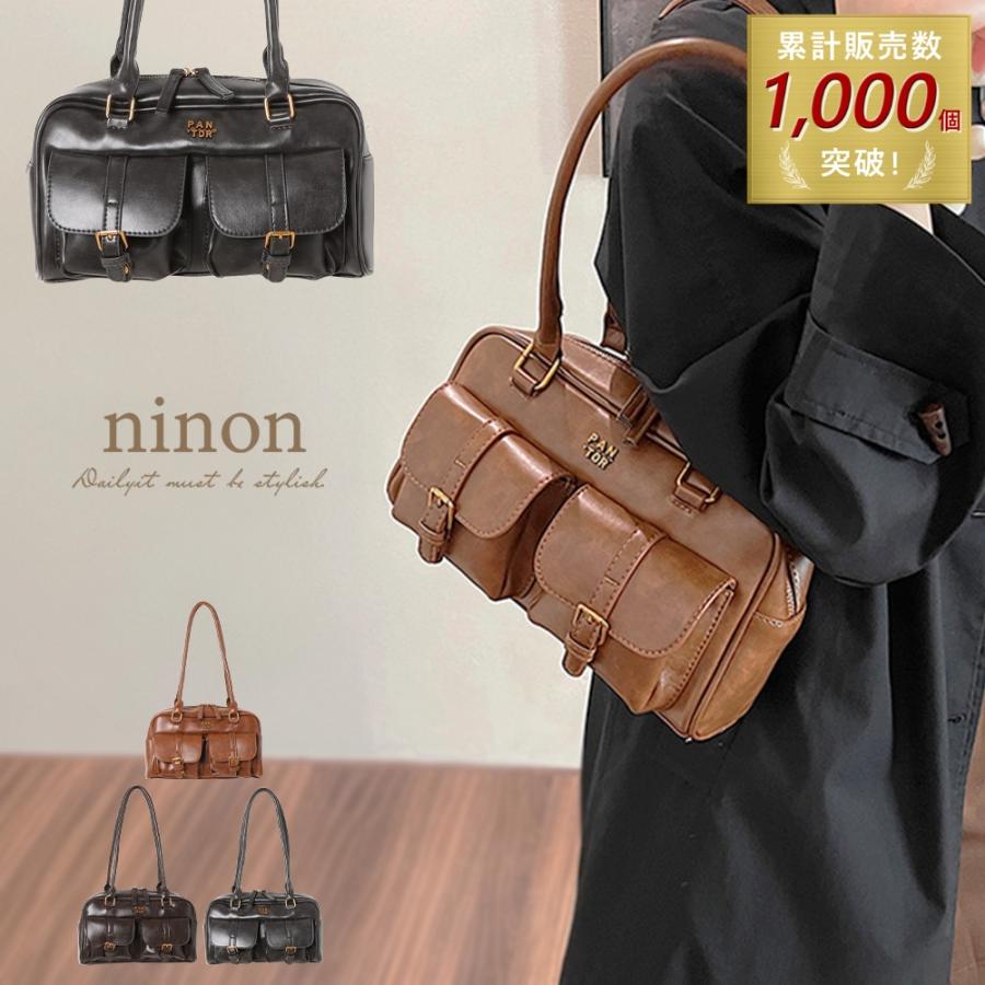 ハンドバッグ ショルダーバッグ おしゃれ ゴージャス シンプル ブラウン 茶色 リアルスタイル REAL STYLE ハンドバッグ レディース ショルダーバッグ