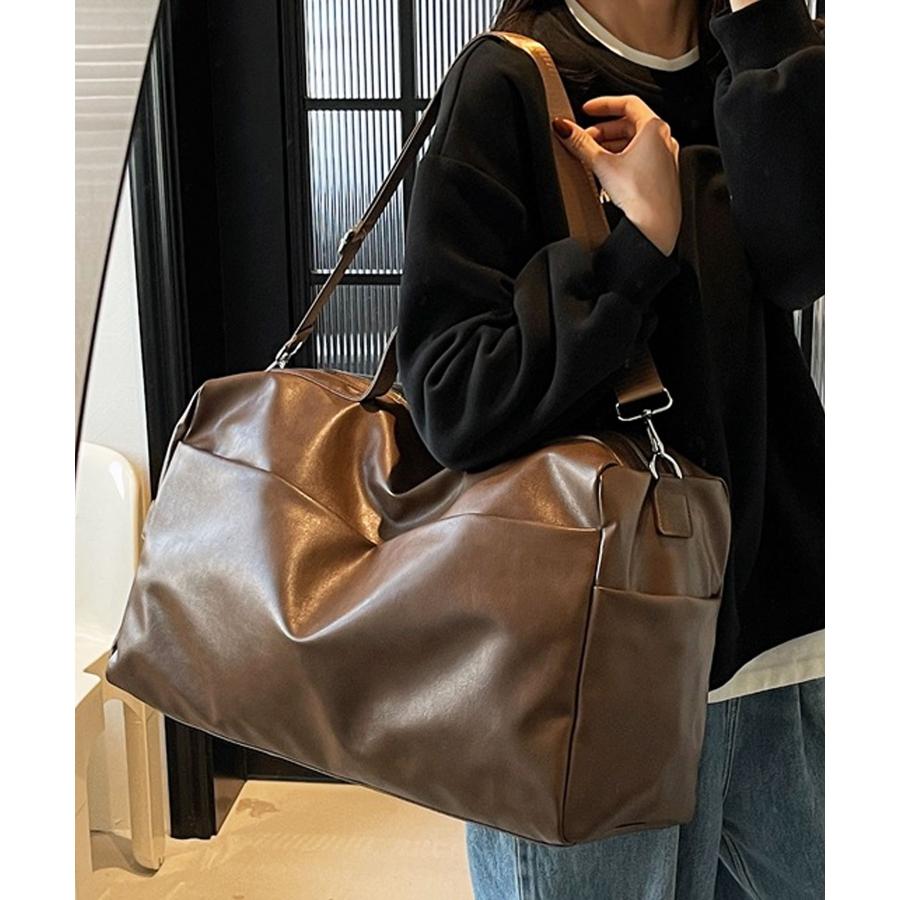 やまざる 型押し ブラウン 自立 トート ボストン 男女兼用 革 1084 スカラー ScoLar 型押しスカラーちゃん柄ボストンバッグ （ブラウン