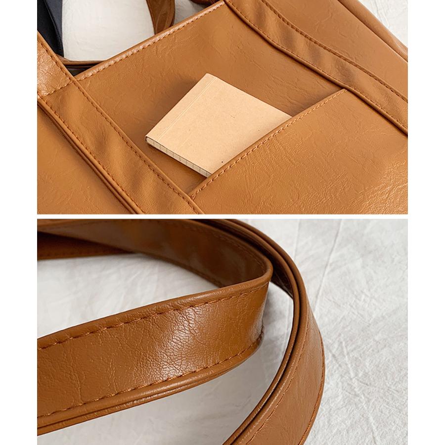 トートバッグ レディース 軽量 A4 大きめ ファスナー付き 黒 大容量