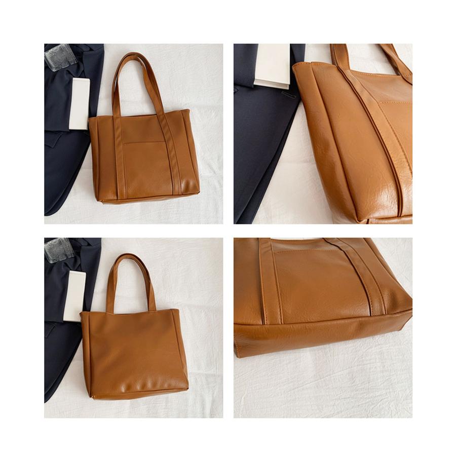 トートバッグ レディース 軽量 A4 大きめ ファスナー付き 黒 大容量