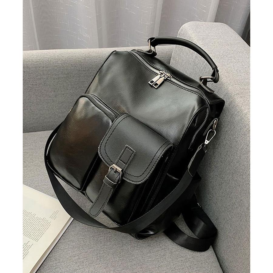 リュック レディース 2WAY リュックサック ショルダーバッグ PUレザー