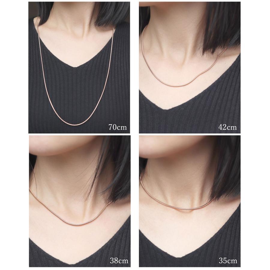 ネックレス レディース チェーン ゴールド シルバー ステンレス ロング