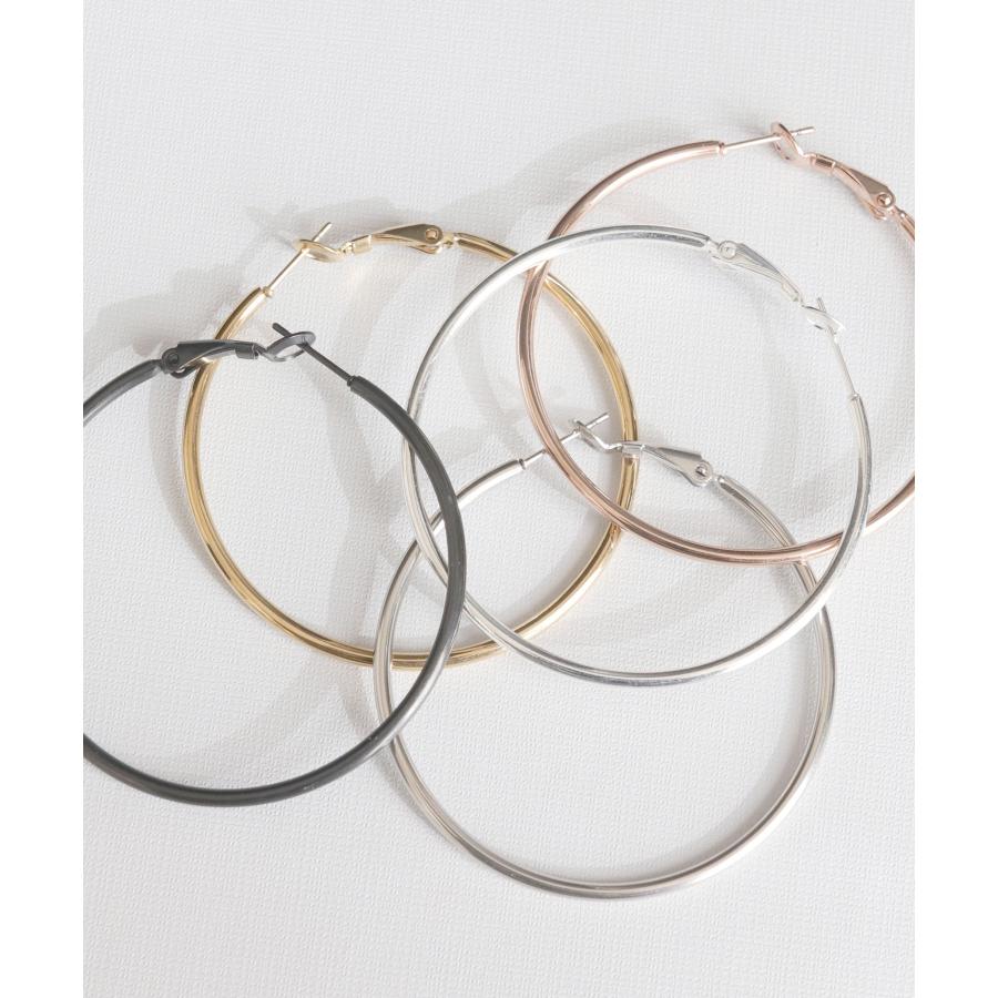 ピアス 金属アレルギー つけっぱなし レディース メンズ フープ 8